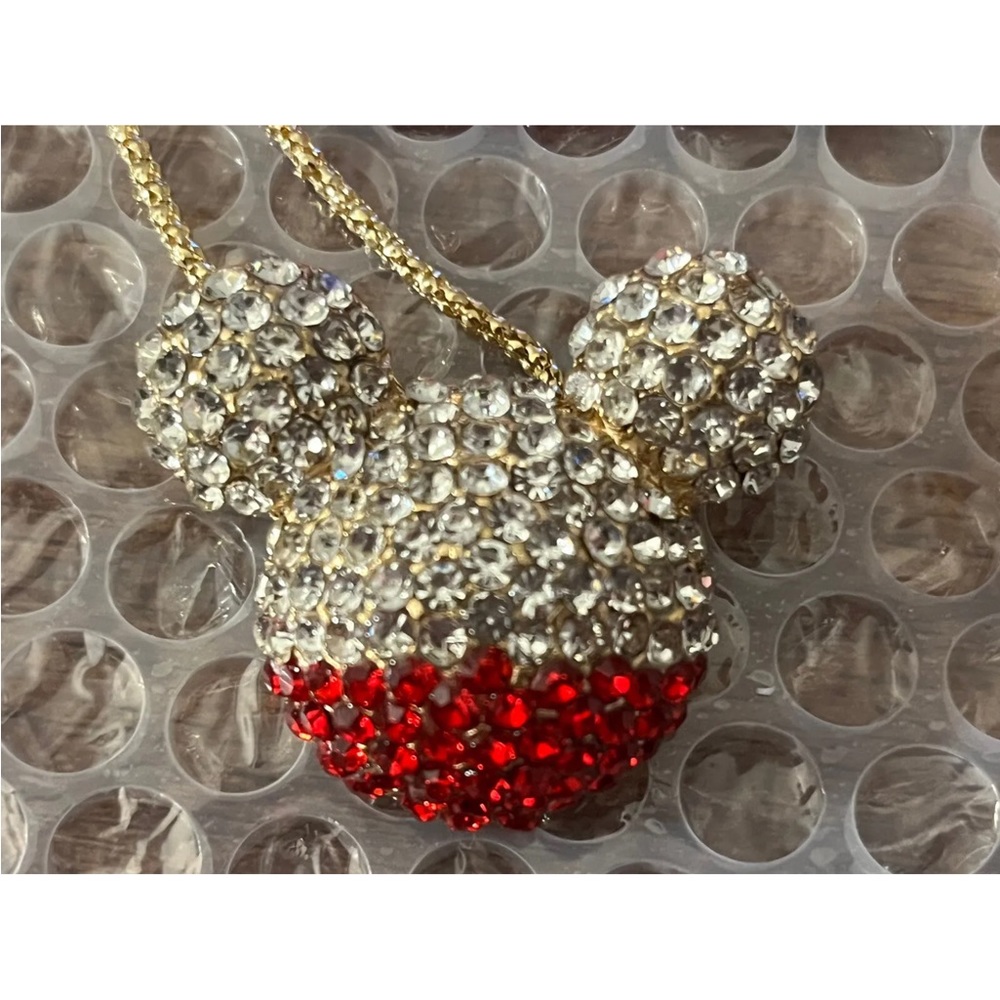 NWT. Betsey Johnson. Mickey Mouse Brooch/ Pendant Necklace